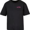 Women's T-shirt Cutie Balaclava - black