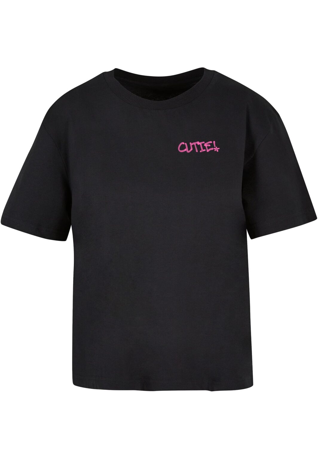 Women's T-shirt Cutie Balaclava - black