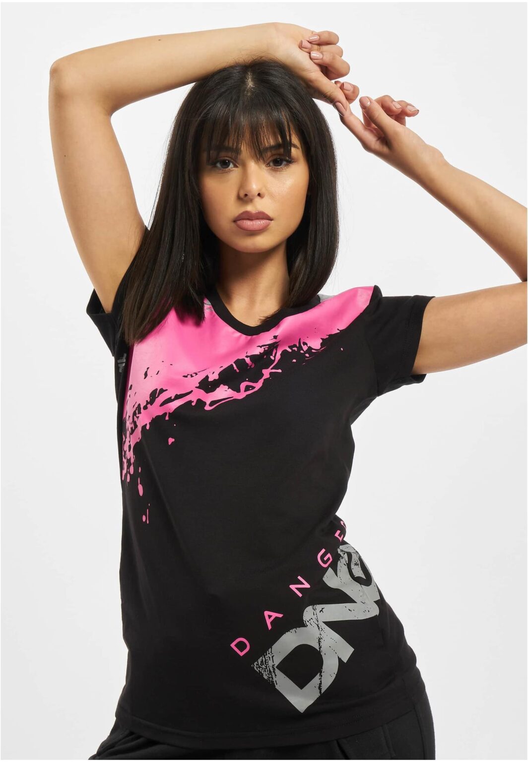 Women's T-shirt Dangerous DNGRS Anger - black