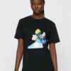 Women's T-shirt Flower Sneaker Tee black