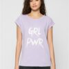 Women's T-shirt GRL PWR lilac