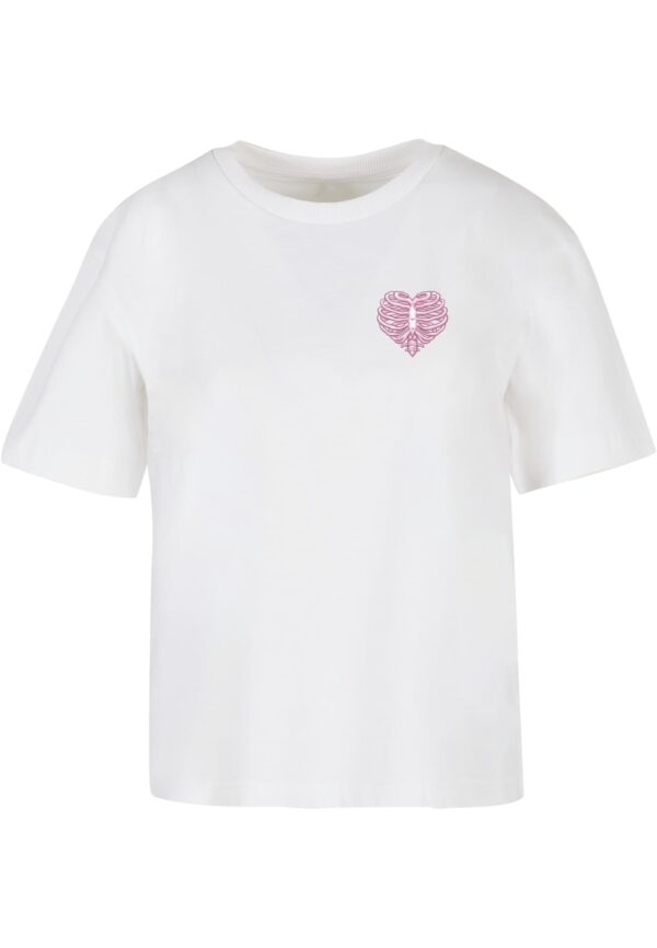 Women's T-shirt Heart Cage - white