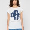 Women's T-shirt Kings of Leon Silhouette white