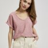 Women's T-shirt MOODO - powder pink
