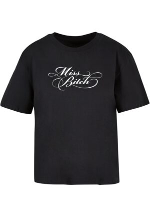 Women's T-shirt Miss Bitch black