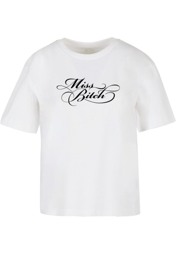 Women's T-shirt Miss Bitch white