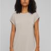 Women's T-shirt Modal Extended Shoulder - beige