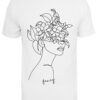 Women's T-shirt One Line Fruit white
