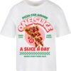 Women's T-shirt Pizza Con Amore white