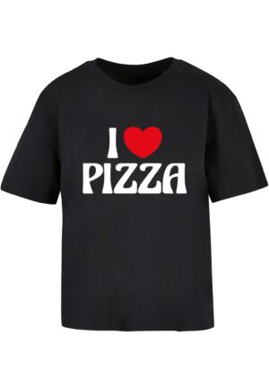 Women's T-shirt Pizza Love black