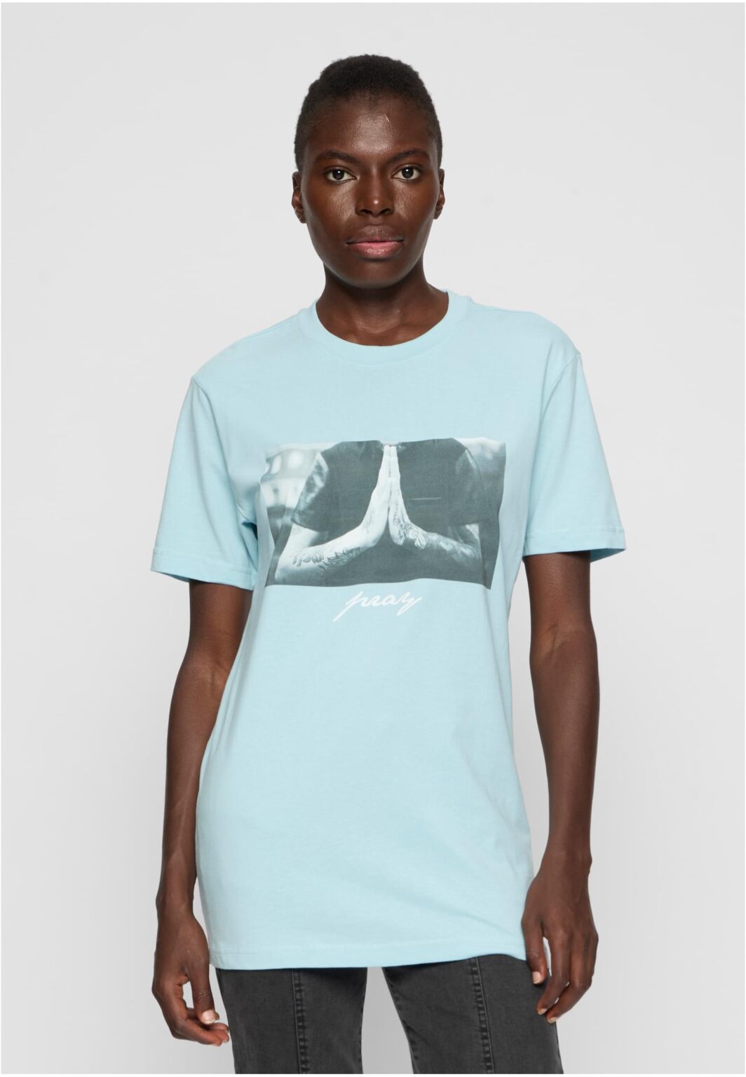 Women's T-shirt Pray blue