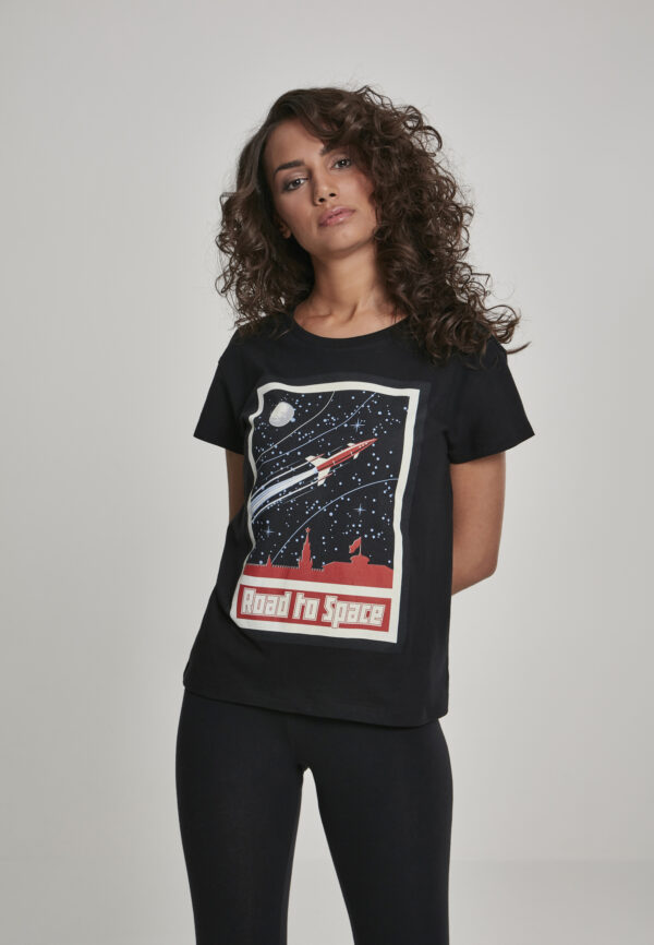 Women's T-shirt Road To Space Box black