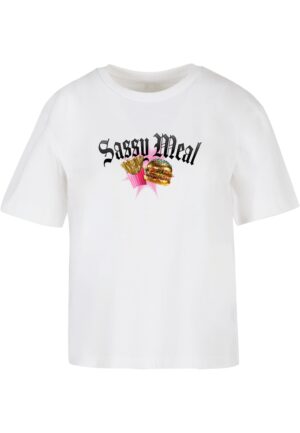 Women's T-shirt Sassy Meal white