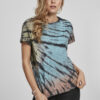 Women's T-shirt Tie Dye Boyfriend Tee black
