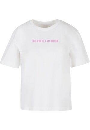 Women's T-shirt Too Pretty white