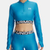 Women's T-shirt Under Armour HeatGear Rib 1/4 Zip LS - Women's