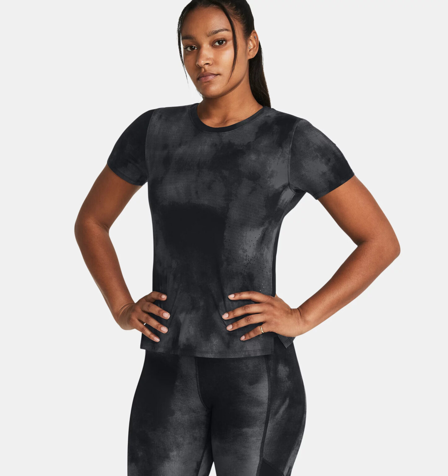 Women's T-shirt Under Armour Launch Elite Printed SS