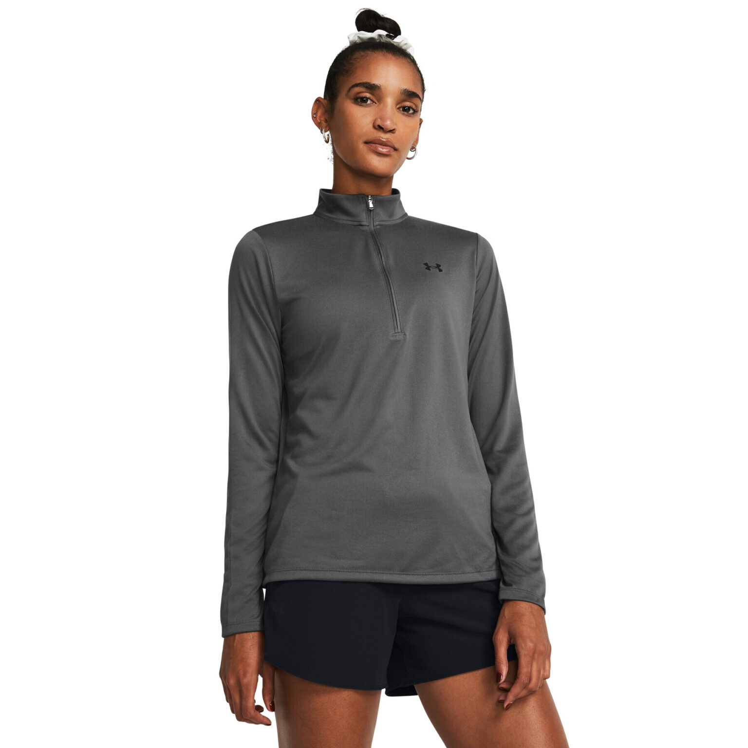 Women's T-shirt Under Armour Tech 1/2 Zip- Solid
