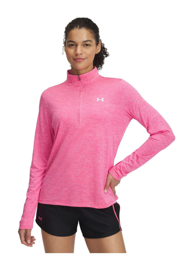 Women's T-shirt Under Armour Tech 1/2 Zip- Twist