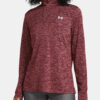 Women's T-shirt Under Armour Tech 1/2 Zip- Twist