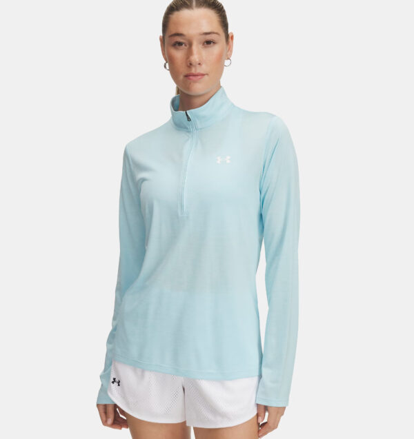 Women's T-shirt Under Armour Tech 1/2 Zip Twist