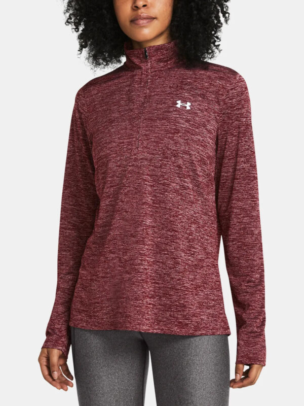 Women's T-shirt Under Armour Tech 1/2 Zip- Twist