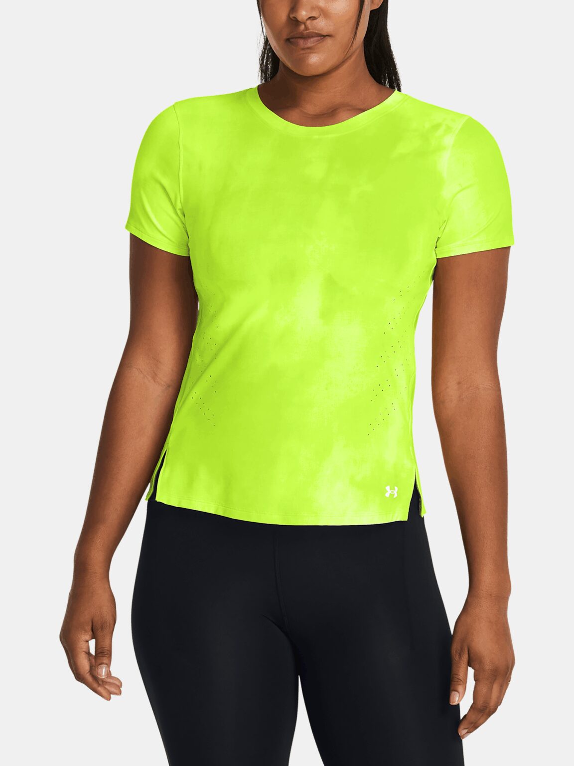 Women's T-shirt Under Armour UA Launch Elite Printed SS-GRN - Women's