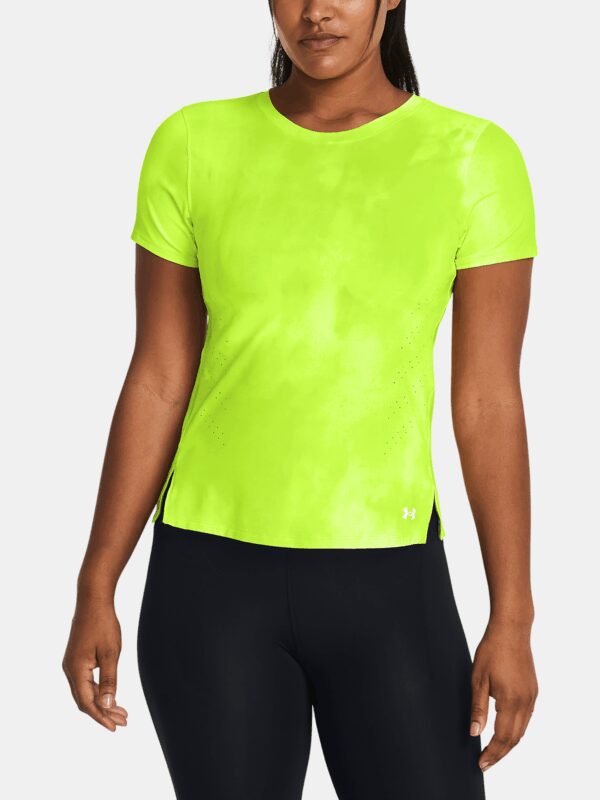 Women's T-shirt Under Armour UA Launch Elite Printed SS-GRN - Women's