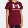 Women's T-shirt Under Armour UA Rival Logo SS-RED - Women's