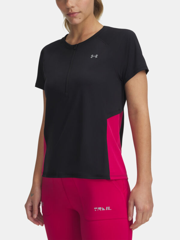 Women's T-shirt Under Armour UA Trail Run Zip SS - Women's