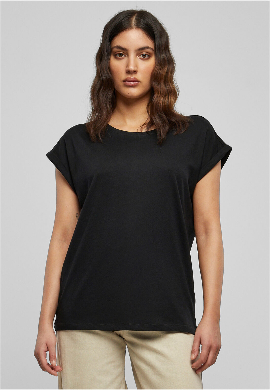 Women's T-shirt Urban Classics - 2 Pack - Black+Black