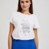 Women's T-shirt with MOODO app - white