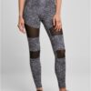 Women's Tech Mesh Leggings AOP Black