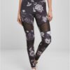 Women's Tech Mesh Leggings AOP Darkflower