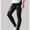Women's Tech Mesh Leggings - Black