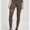 Women's Tech Mesh Leggings - Dark Olive