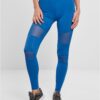 Women's Tech Mesh Leggings in a sporty blue color