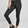 Women's Tech Mesh Pedal Pusher Leggings - Black