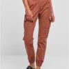 Women's Terracotta Cargo High-Waisted Trousers