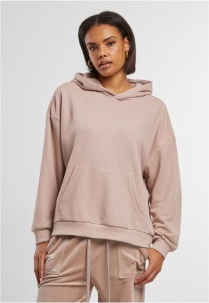 Women's Terry Oversized Hoodie powder pink