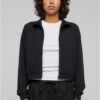 Women's Terry Track Sweatshirt - Black