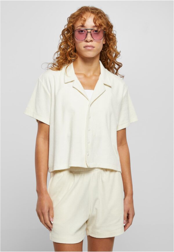 Women's Towel Resort Shirt - Light White