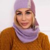 Women's Tri-color set P103 dark pink+purple