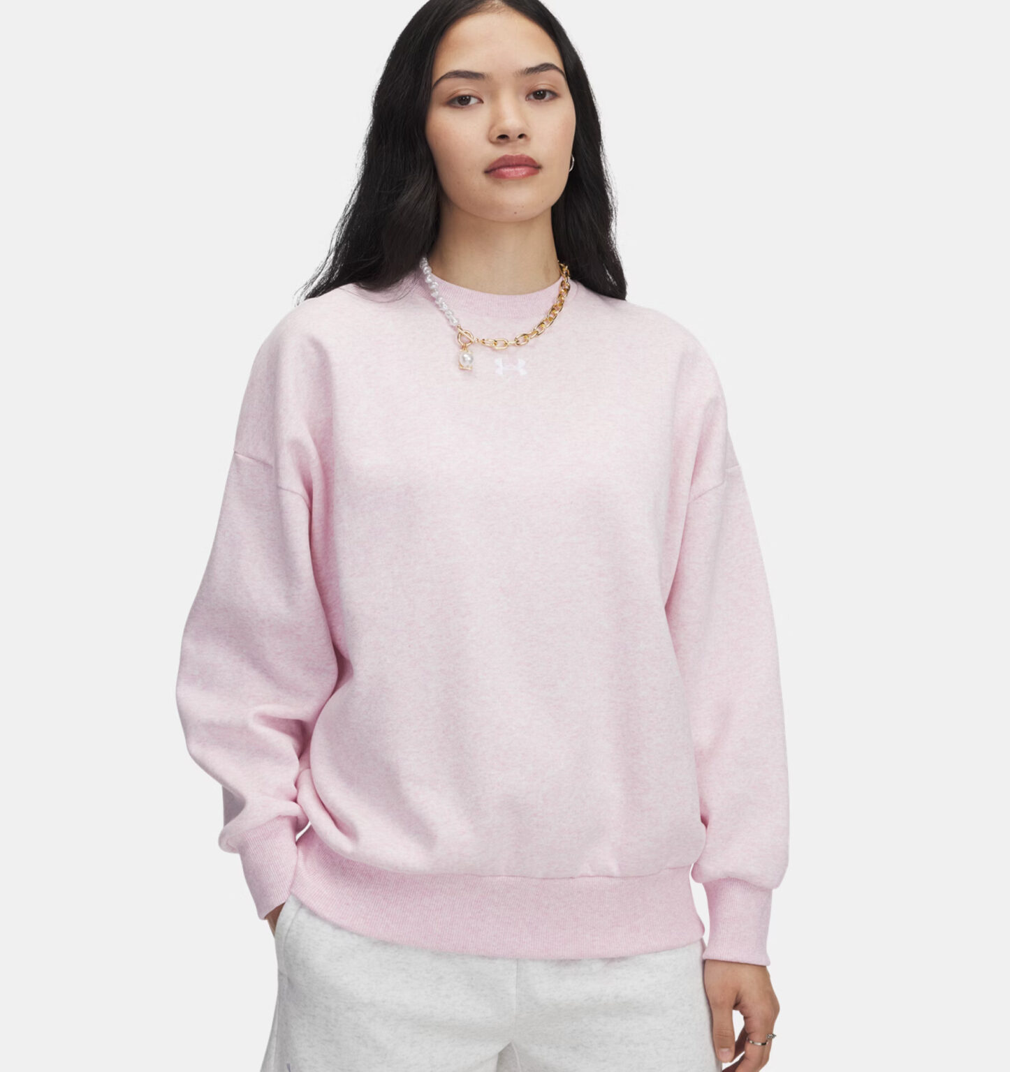 Women's Under Armour Rival Fleece OS Crew Sweatshirt