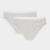 Women's Underwear Panties 4F (2 Pack) - Grey