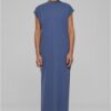 Women's Urban Classics Long Extended Shoulder Dress - Blue
