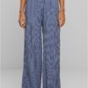Women's Viscose Resort Trousers - Striped