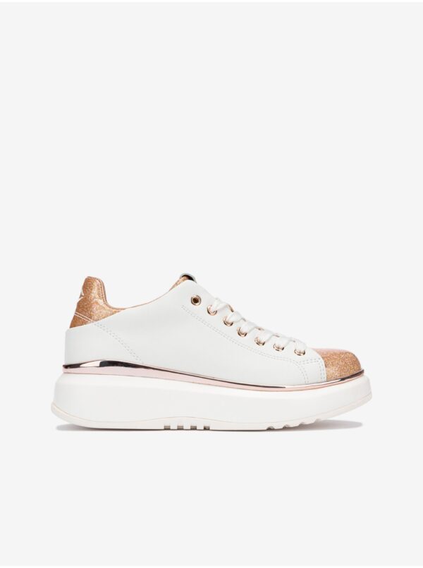 Women's White Leather Sneakers Replay - Women's