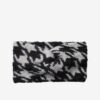 Women's White and Black Patterned Knitted Headband Pieces Pyron - Women's