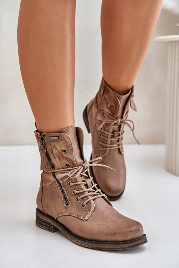 Women's ankle boots Workery dark beige Perfecto